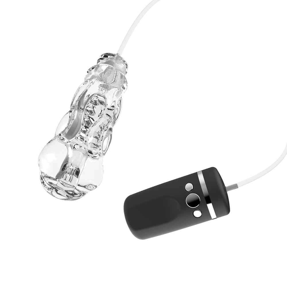 LG-115C口交器男用自（zì）慰（wèi）器透明智能震動吮吸